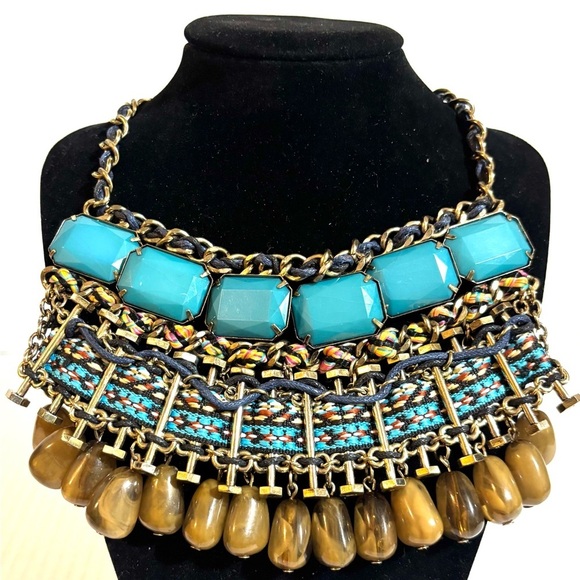 Vintage Jewelry - Multi-Row Statement Necklace